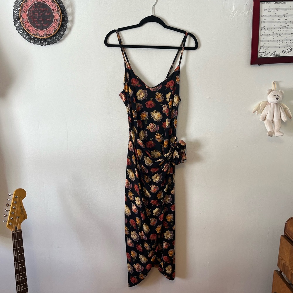 Betsey Johnson Y2K vintage faux wrap dress